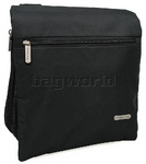 Travelon Large Messenger Style Shoulder Bag Black 6278