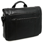 Samsonite Savio 15.4" Laptop Leather Messenger Bag Black 57004