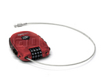 Pacsafe Retractasafe 250 4 Dial Combination Cable Lock Red PE241