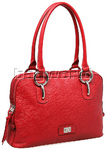 Cellini Durban Leather Handbag Red 9020