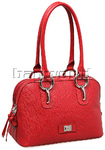 Cellini Durban Leather Handbag Red 9022