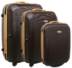 Samsonite Skywheeler DLX Luggage Hardside Suitcase Set of 3 Chocolate 09055, 09069, 09076 with FREE Samsonite Luggage Scale 34006 