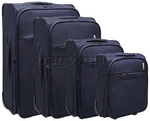 Antler Aeon Air Luggage Softside Suitcase Set of 4 Navy 53145, 53151, 53164, 53171 with FREE GO Travel Luggage Scale G2007 