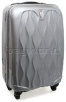 Antler Liquis Luggage 56cm Hardside Suitcase Silver 90456