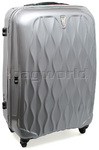 Antler Liquis Luggage 68cm Hardside Suitcase Silver 90469