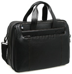 Samsonite Savio 15.4" Laptop Leather Briefcase Black 57010