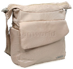 Travelon Carry-Safe Anti-Theft Messenger Bag Champagne 42242