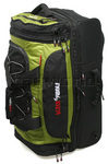 BlackWolf Ridgerunner 60+20 Wheel Backpack Tote Bag Lime RI60
