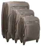 Samsonite Xpression Luggage Softside Suitcase Set of 3 Champagne 78005, 78006, 78007 with FREE Samsonite Luggage Scale 34006 