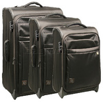 Antler New Size Zero Luggage Softside Suitcase Set of 3 Bronze 01755, 01770, 01777 with FREE GO Travel Luggage Scale G2007 