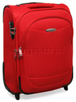 Qantas Vortex Luggage 48cm Cabin Softside Suitcase Red 10761