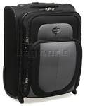 American Tourister Suave Luggage 47cm Softside Cabin Suitcase Black 99001