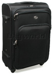 American Tourister Platinum Spinner 64cm Softside Suitcase Black 52264