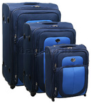 American Tourister Suave Luggage Softside Suitcase Set of 3 Navy 99001, 99005, 99006 with FREE Samsonite Luggage Scale 34006 