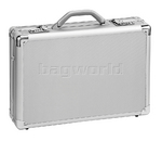 Solo Classic 17" Laptop Aluminum Attache Silver AC100