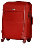 Samsonite Sahora Regeneration Luggage 55cm Cabin Spinner Softside Suitcase Red 20018