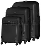 Samsonite Sahora Regeneration Luggage Spinner Softside Suitcase Set of 3 Graphite 20018, 20005, 20006 with FREE Samsonite Luggage Scale 34006