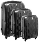 Antler Liquis Luggage Hardside Suitcase Set of 3 Graphite 90481, 90469, 90456 with FREE GO Travel Luggage Scale G2007