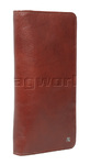 Artex Great Escape Leather Passport Wallet Brown 40813
