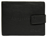 Vault RFID Blocking Leather Wallet with Flap and Tab Black M0023