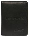 Vault RFID Blocking Leather Slimline Credit Card Holder Black M013