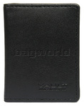 Vault RFID Blocking Leather Slimline Credit Card Holder Black W013