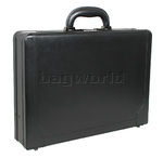 Artex Leather Attache Briefcase Black 43114