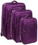 Antler Duolite Luggage Softside Suitcase Set of 3 Plum 27755, 27767, 27774 with FREE GO Travel Luggage Scale G2007