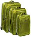 Antler Duolite Luggage Softside Suitcase Set of 3 Lime 27755, 27767, 27774 with FREE GO Travel Luggage Scale G2007