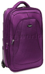 Antler Duolite Luggage 55cm Softside Suitcase Plum 27755