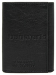 Kenneth Cole Wall Street Trifold Leather Wallet Black 56055