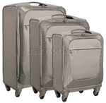 Samsonite B-Lite Luggage Softside Suitcase Set of 3 Champagne 79003, 79002, 79001 with FREE Samsonite Luggage Scale 34006