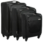 Samsonite B-Lite Luggage Softside Suitcase Set of 3 Black 79003, 79002, 79001 with FREE Samsonite Luggage Scale 34006