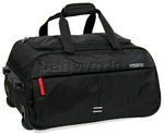 American Tourister Smart 55cm Cabin Wheel Duffle Black 94023