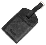 Artex Bon Voyage Leather Luggage Tag Black 40816