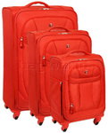 Wenger Neo Lite Softside Suitcase Set of 3 Orange 7208C, 7208B, 7208A with FREE Titan Luggage Scale S2014