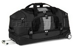 High Sierra Evolution 87cm Drop-Bottom Wheeled Duffel Black EV204