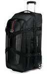 High Sierra AT6 81cm Expandable Wheeled Duffel with Backpack Straps Black AT659
