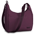 Pacsafe Citysafe 100 GII RFID Blocking Anti Theft Travel Handbag Plum PB144