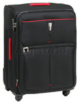 Qantas Narita Medium 66cm Softside Suitcase Black 32016