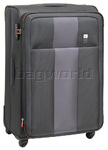 Qantas Dubai Large 78cm Softside Suitcase Charcoal 23015