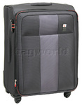 Qantas Dubai Medium 66cm Softside Suitcase Charcoal 23016