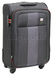 Qantas Dubai Small/Cabin 56cm Softside Suitcase Charcoal 23019