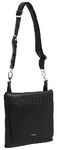 Cellini Dublin Leather Cross Body Bag Black EX339