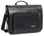 Samsonite Savio Leather II 15.4" Laptop Messenger Bag Black 59008