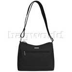 Travelon RFID Blocking Anti-Theft Hobo Shoulder Bag Black 42222