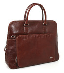 Artex Riva Ladies 15" Laptop Leather Briefcase Brown 43113