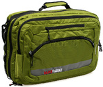 BlackWolf Skedaddle 17" Laptop Briefcase/Backpack Lime SKED