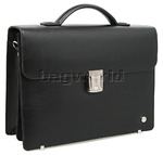 Bramble & Brown Harper Adams Small Briefcase Black 02011