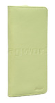 Artex Monaco Leather Passport Wallet Green 40817